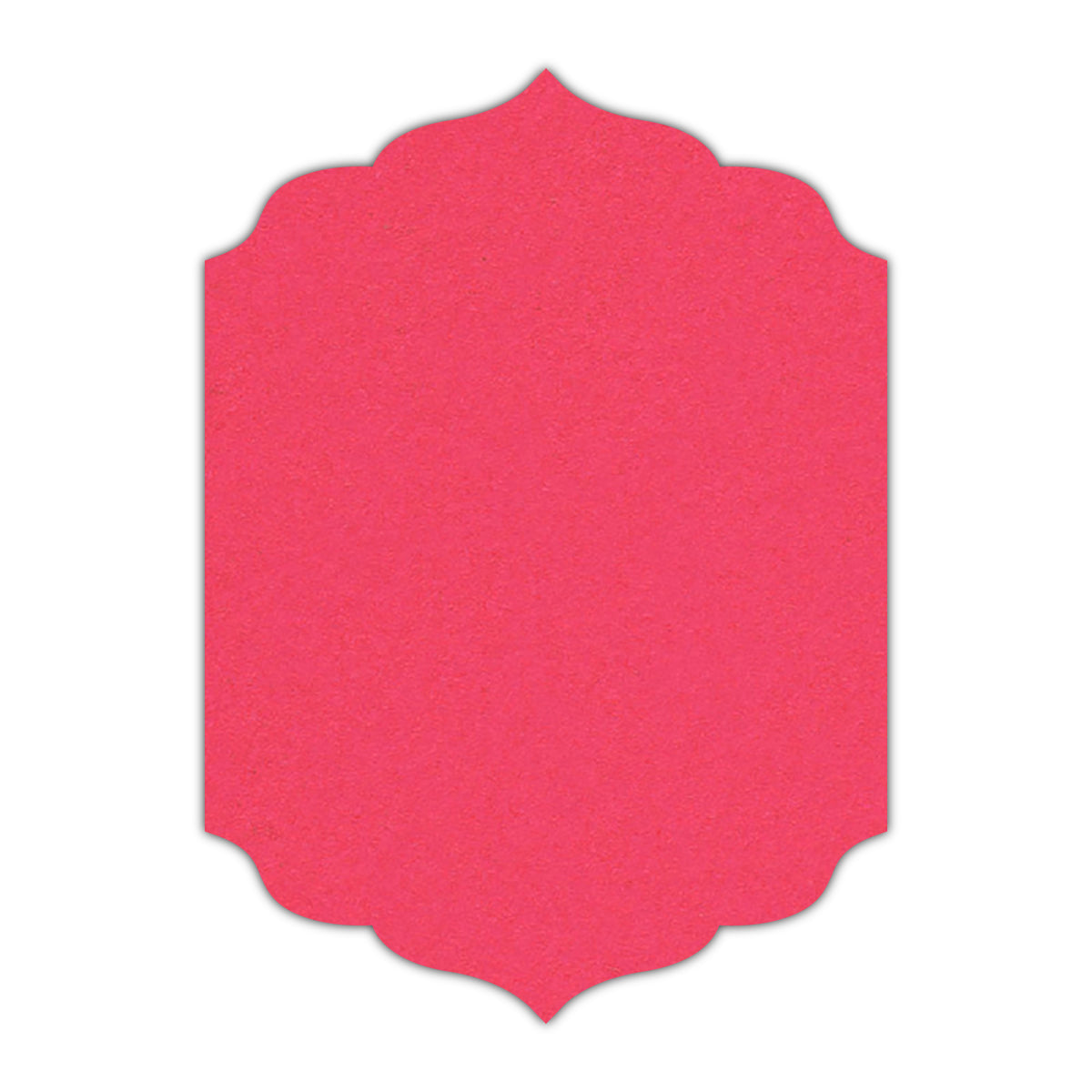 CMYK Print on Lipstick Cardstock | Shape P13 | 4.25" x 5.5"