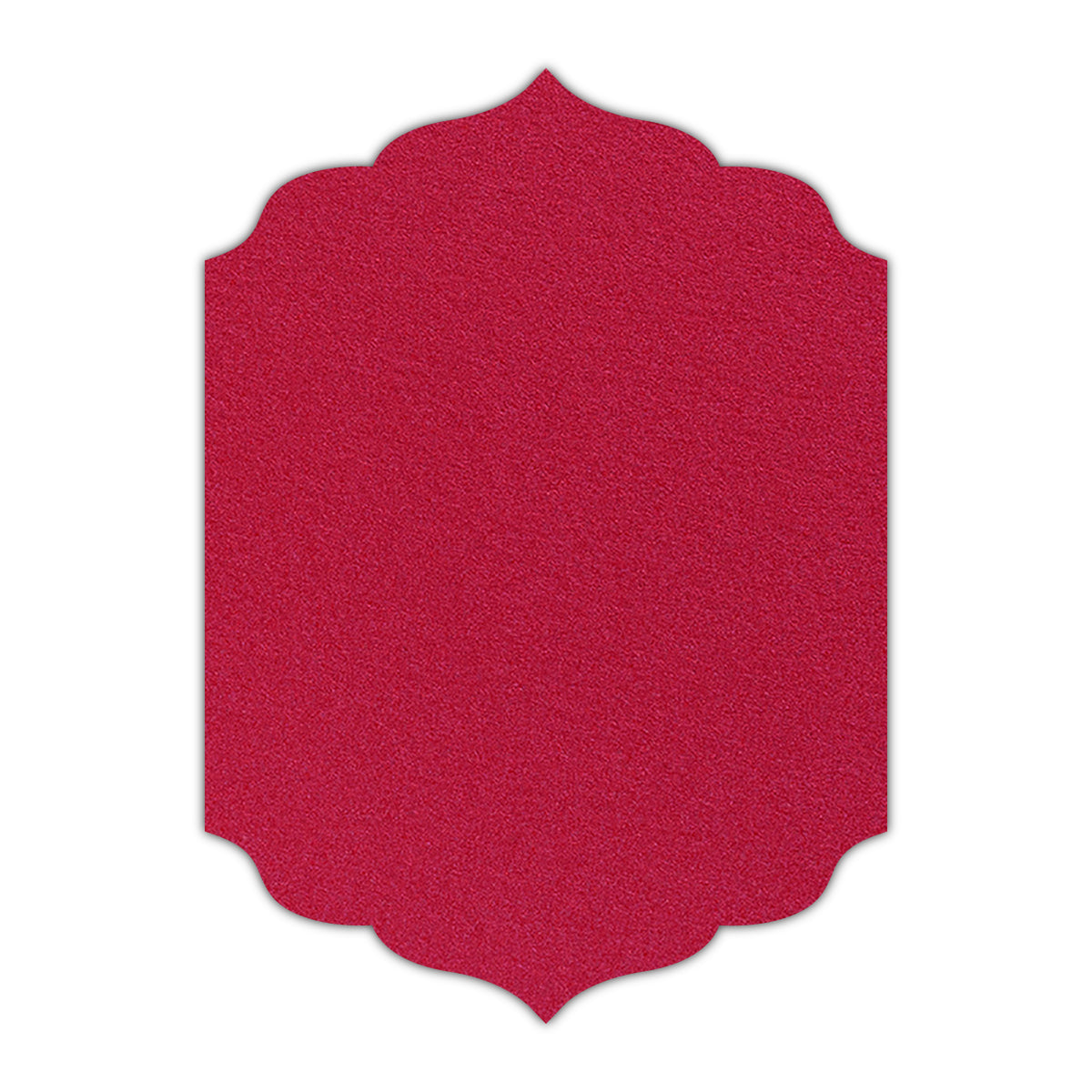 CMYK Print on Shimmer Magma Cardstock | Shape P13 | 3" x 5"
