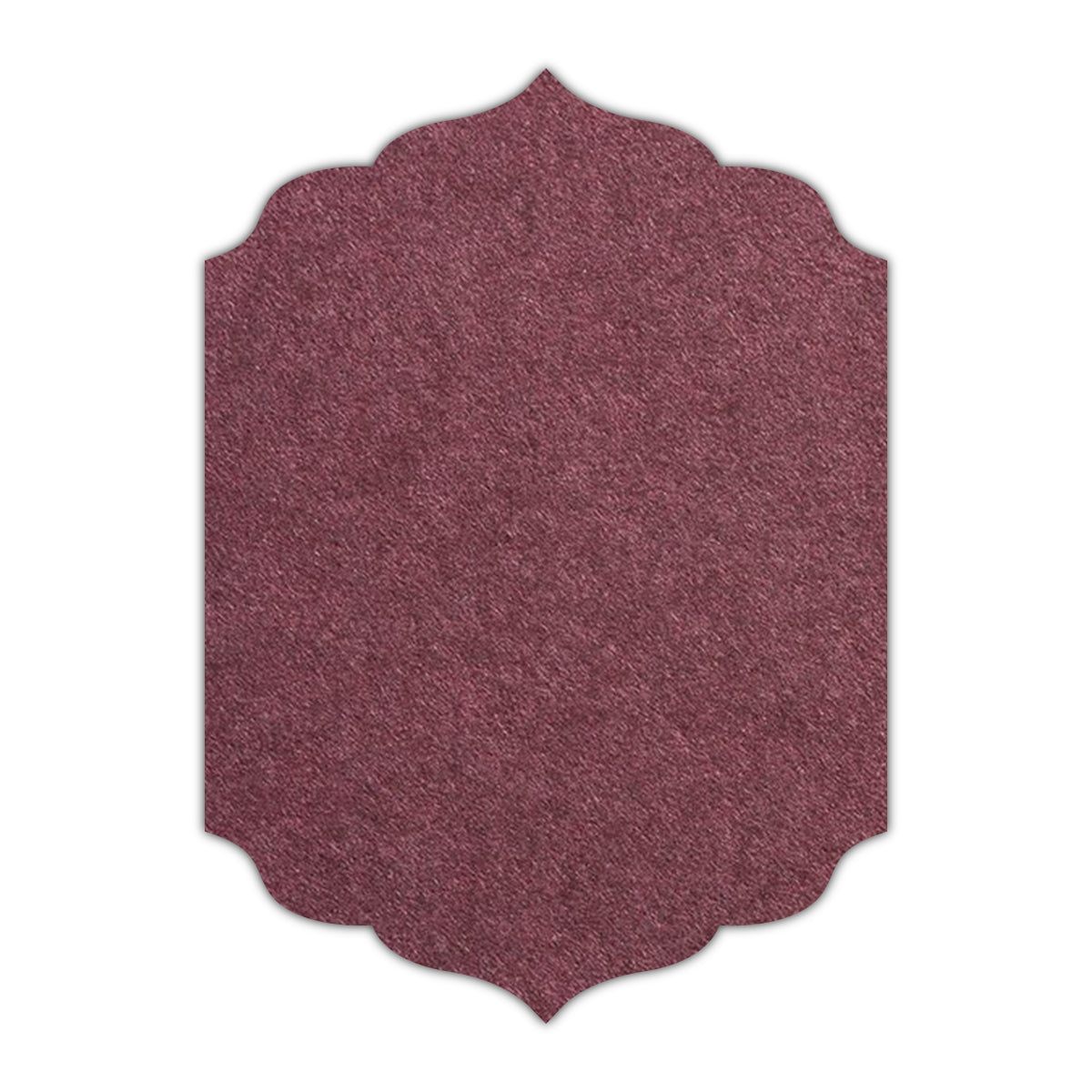 CMYK Print on Merlot Cardstock | Shape P13 | 11" x 17"