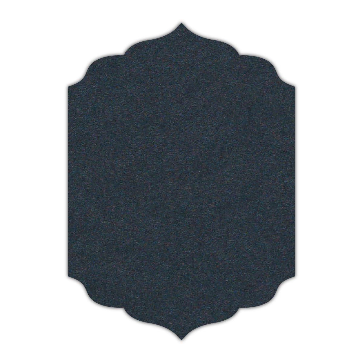 CMYK Print on Navy Blue Cardstock | Shape P13 | 5.5" x 8.5"