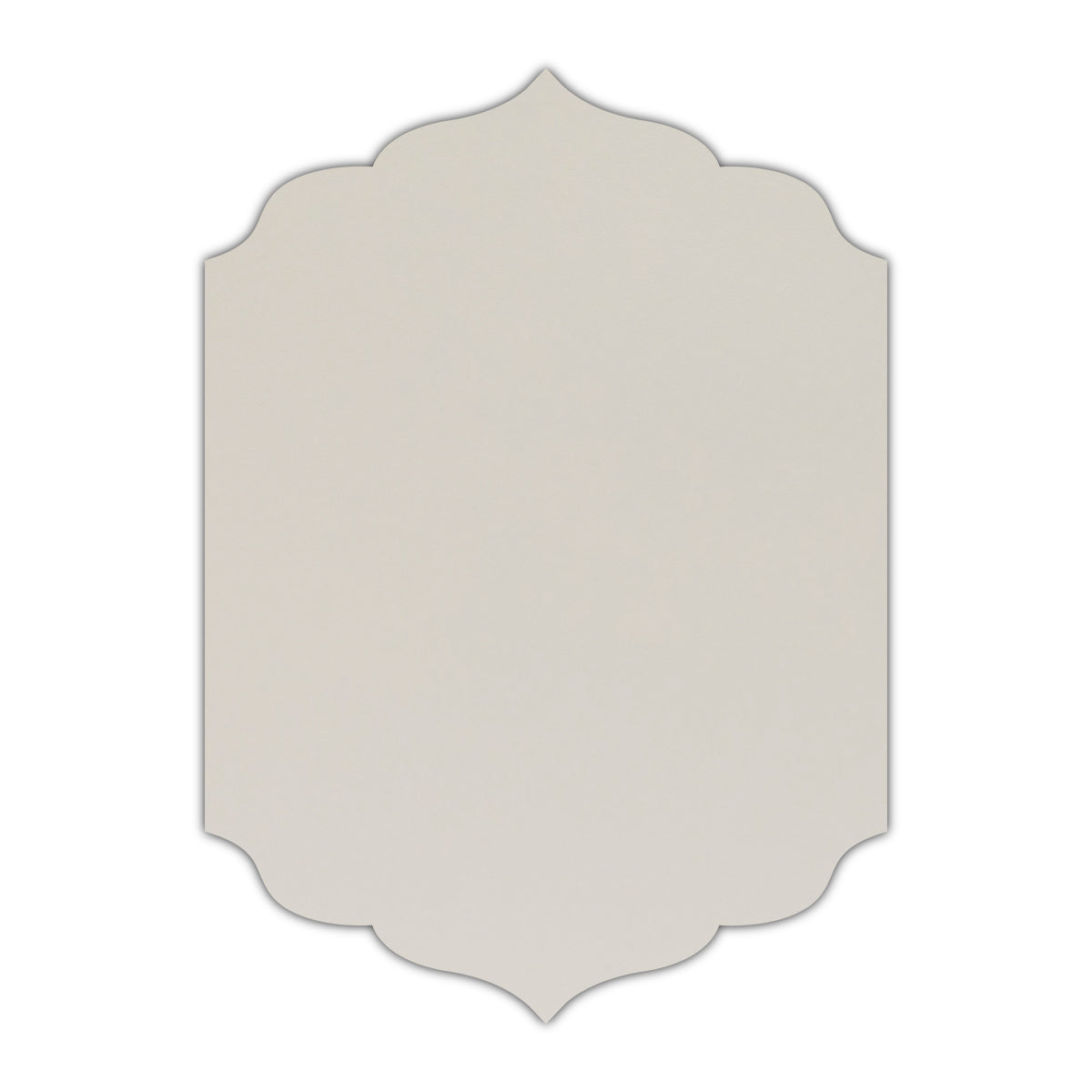 CMYK Print on Shimmer Opal Cardstock | Shape P13 | 4.25" x 5.5"