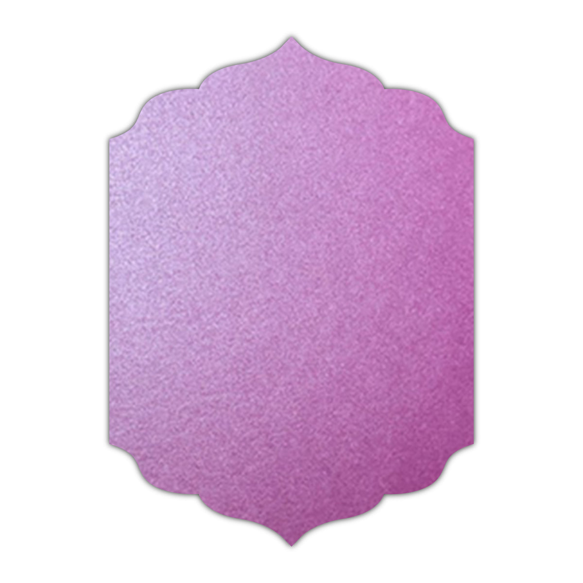 CMYK Print on Shimmer Punch Cardstock | Shape P13 | 5" x 8"