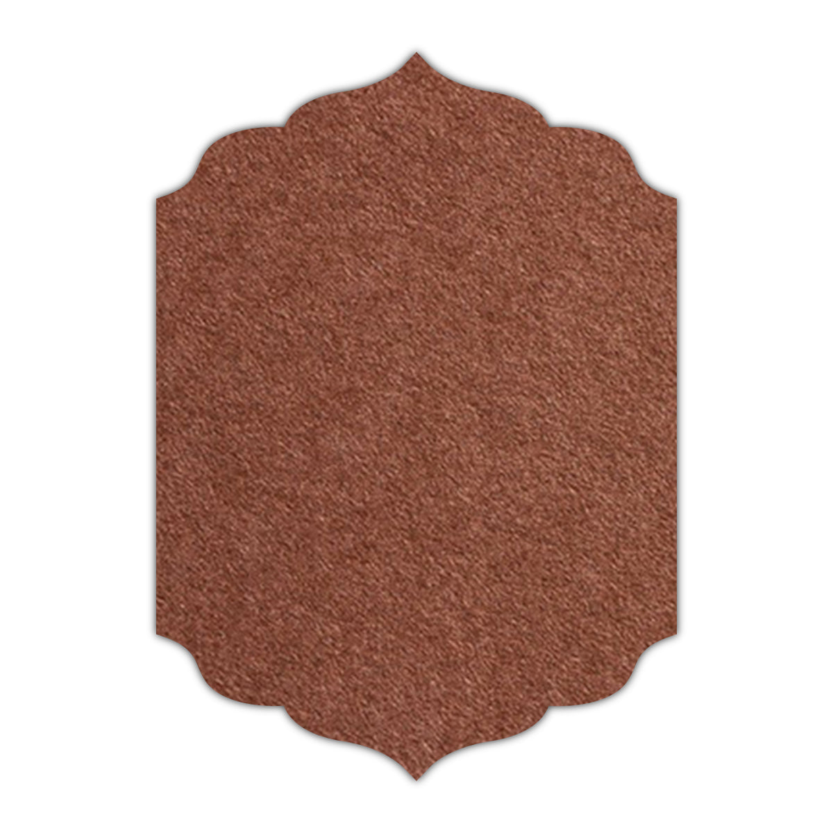 CMYK Print on Sepia Cardstock | Shape P13 | 6" x 9"
