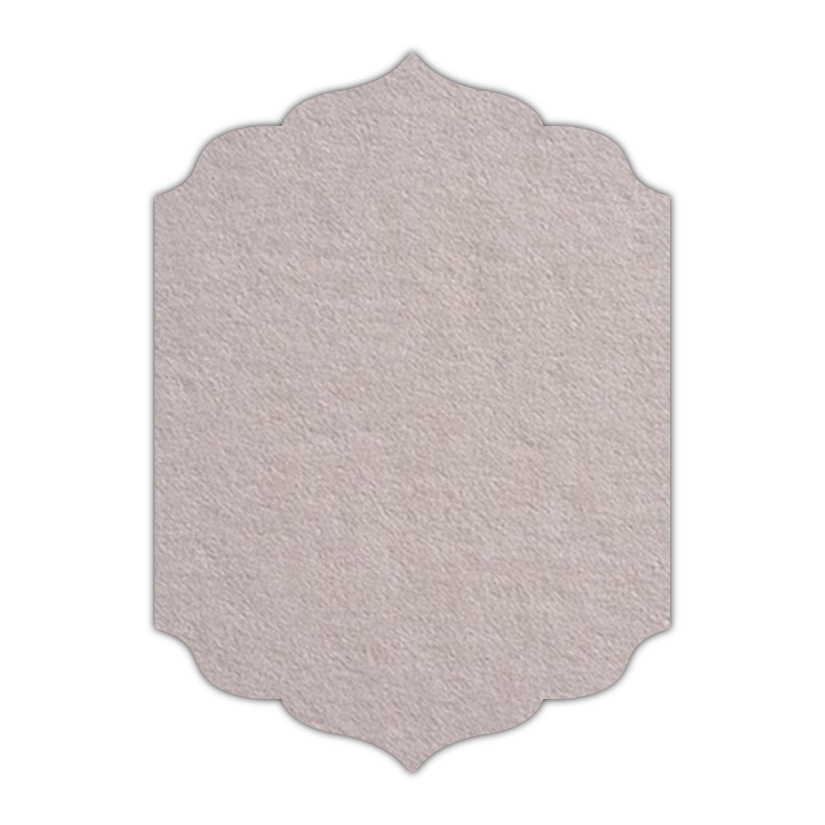 CMYK Print on Timberwolf Gray Cardstock | Shape P13 | 5" x 7"