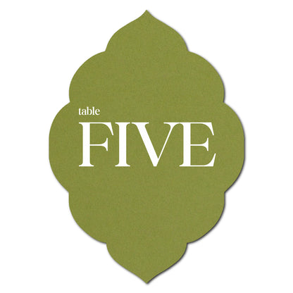 Individually Personalized Wedding Prints on Diecut Cardstock - Shape P140