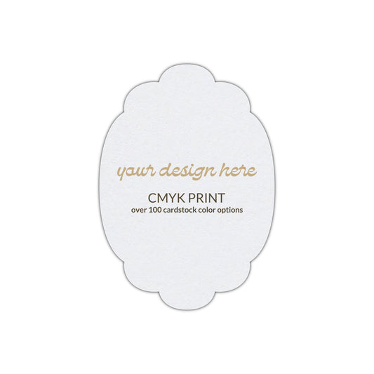 Shape P14 Diecut Card | CMYK Print | 2" x 3.5"