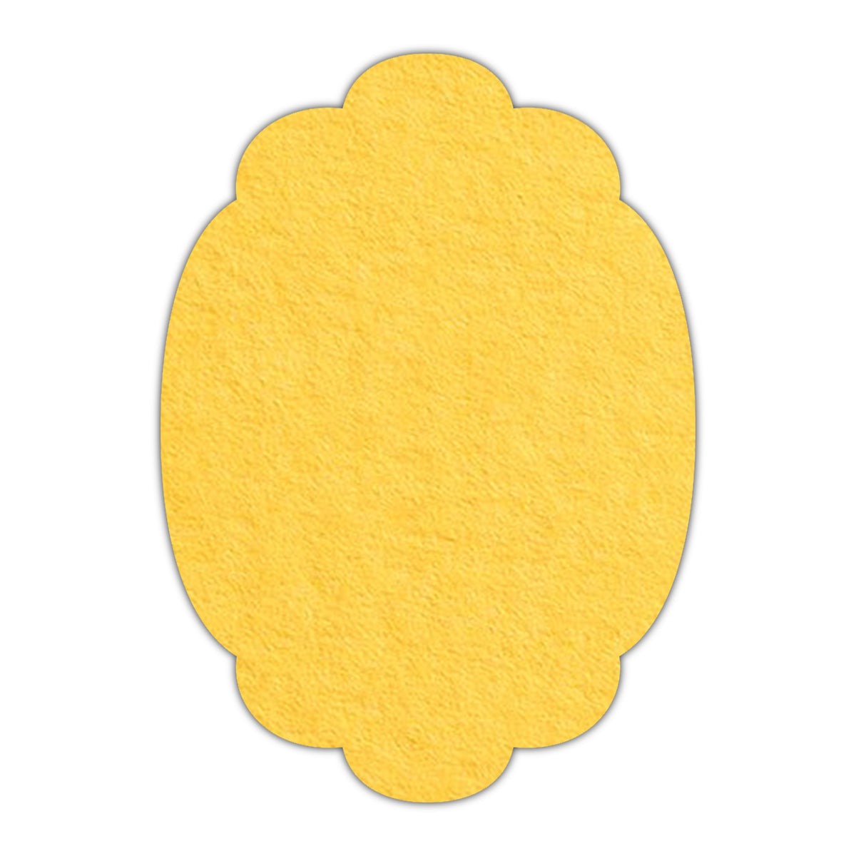 CMYK Print on Canary Yellow Cardstock | Shape P14 | 4.25" x 5.5"