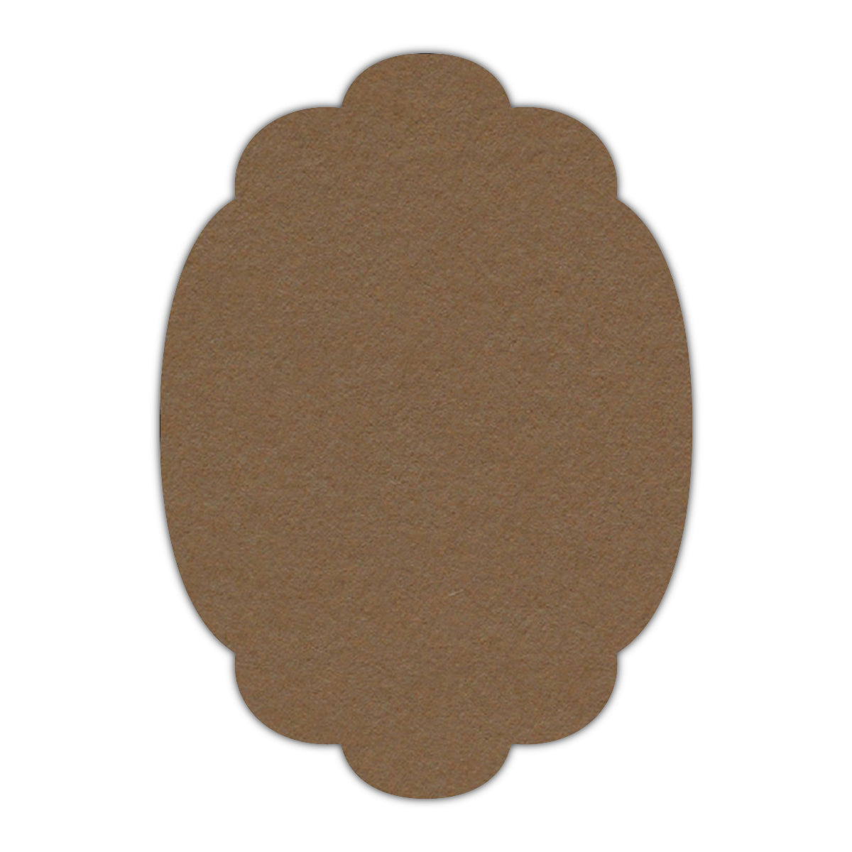 CMYK Print on Cappuccino Cardstock | Shape P14 | 11" x 14"