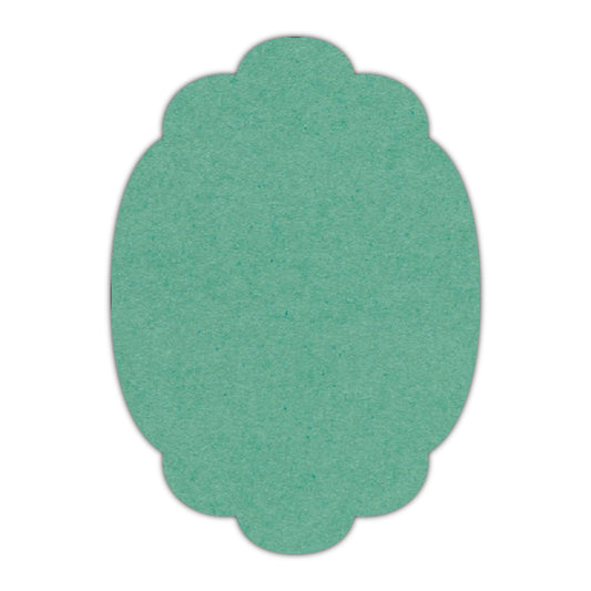 CMYK Print on Caribbean Blue Cardstock | Shape P14 | 11" x 14"