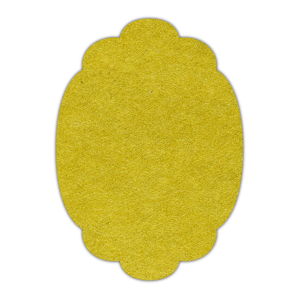 CMYK Print on Chartreuse Cardstock | Shape P14 | 3.5" x 5"