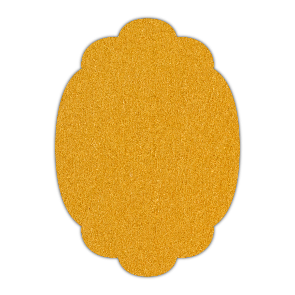CMYK Print on Shimmer Citrine Cardstock | Shape P14 | 2" x 3"