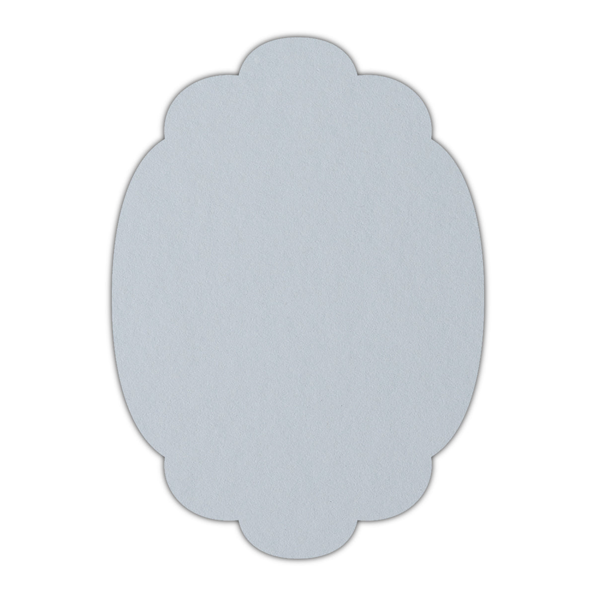 CMYK Print on Cool Blue Cardstock | Shape P14 | 4.25" x 5.5"