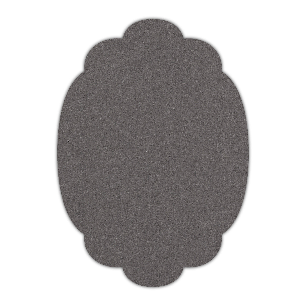 CMYK Print on Dark Grey Cardstock | Shape P14 | 12" x 18"
