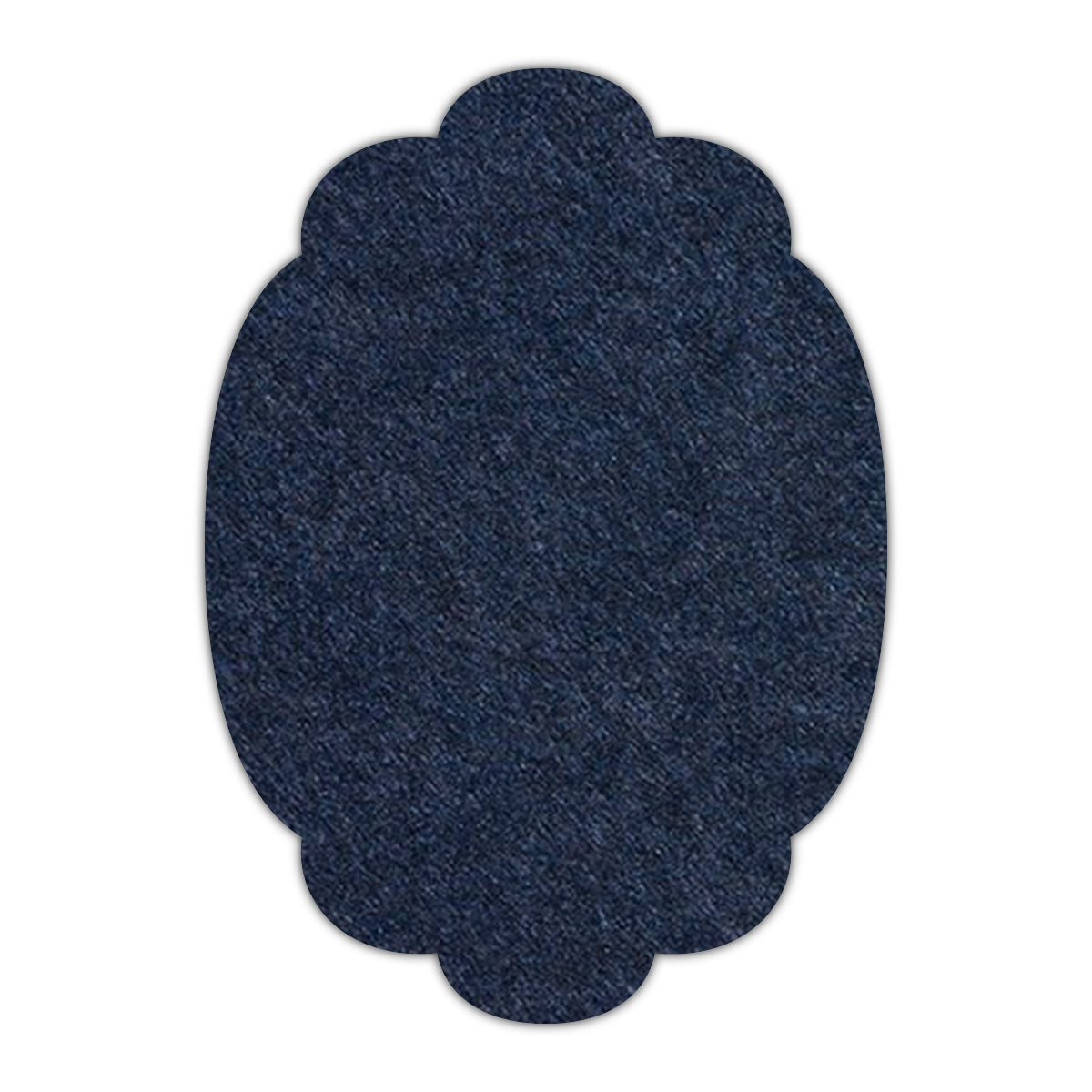 CMYK Print on Dark Navy Blue Cardstock | Shape P14 | 3" x 5"