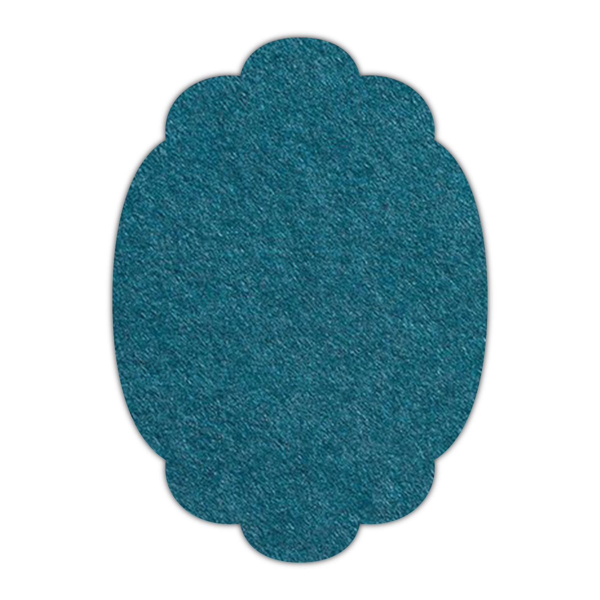CMYK Print on Dark Teal Blue Cardstock | Shape P14 | 8.5" x 11"