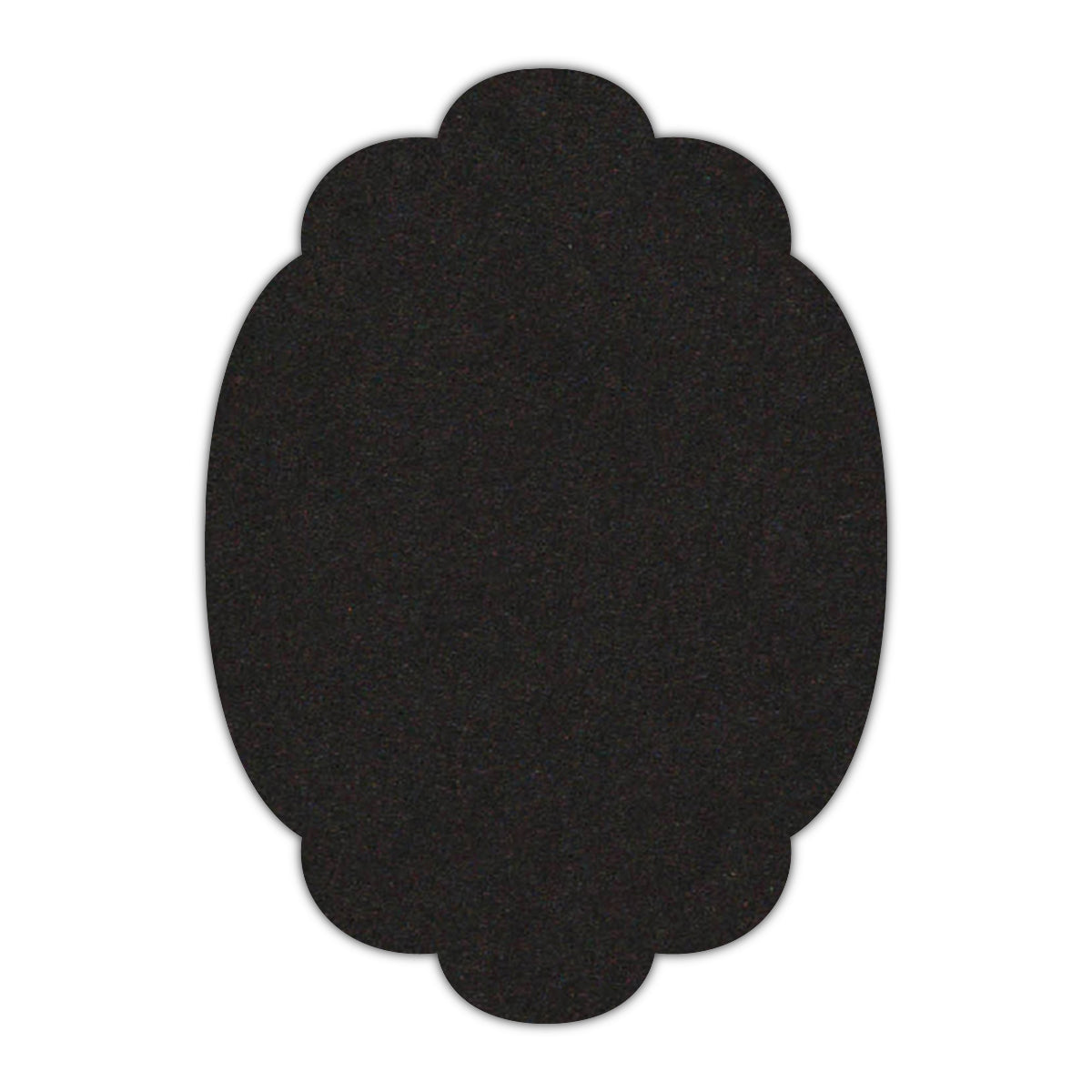 CMYK Print on Deep Black Cardstock | Shape P14 | 5" x 8"