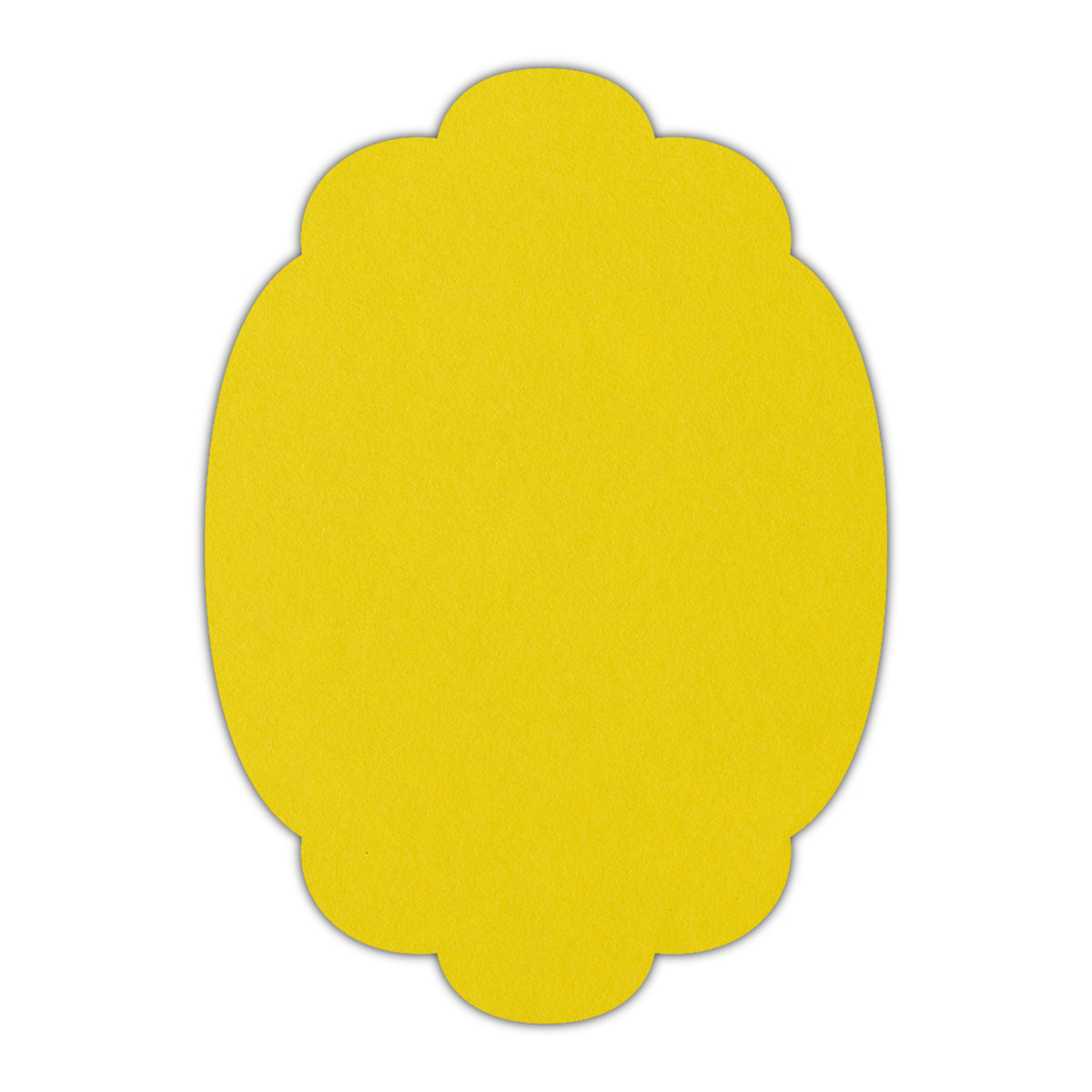 CMYK Print on Factory Yellow Cardstock | Shape P14 | 4.25" x 5.5"