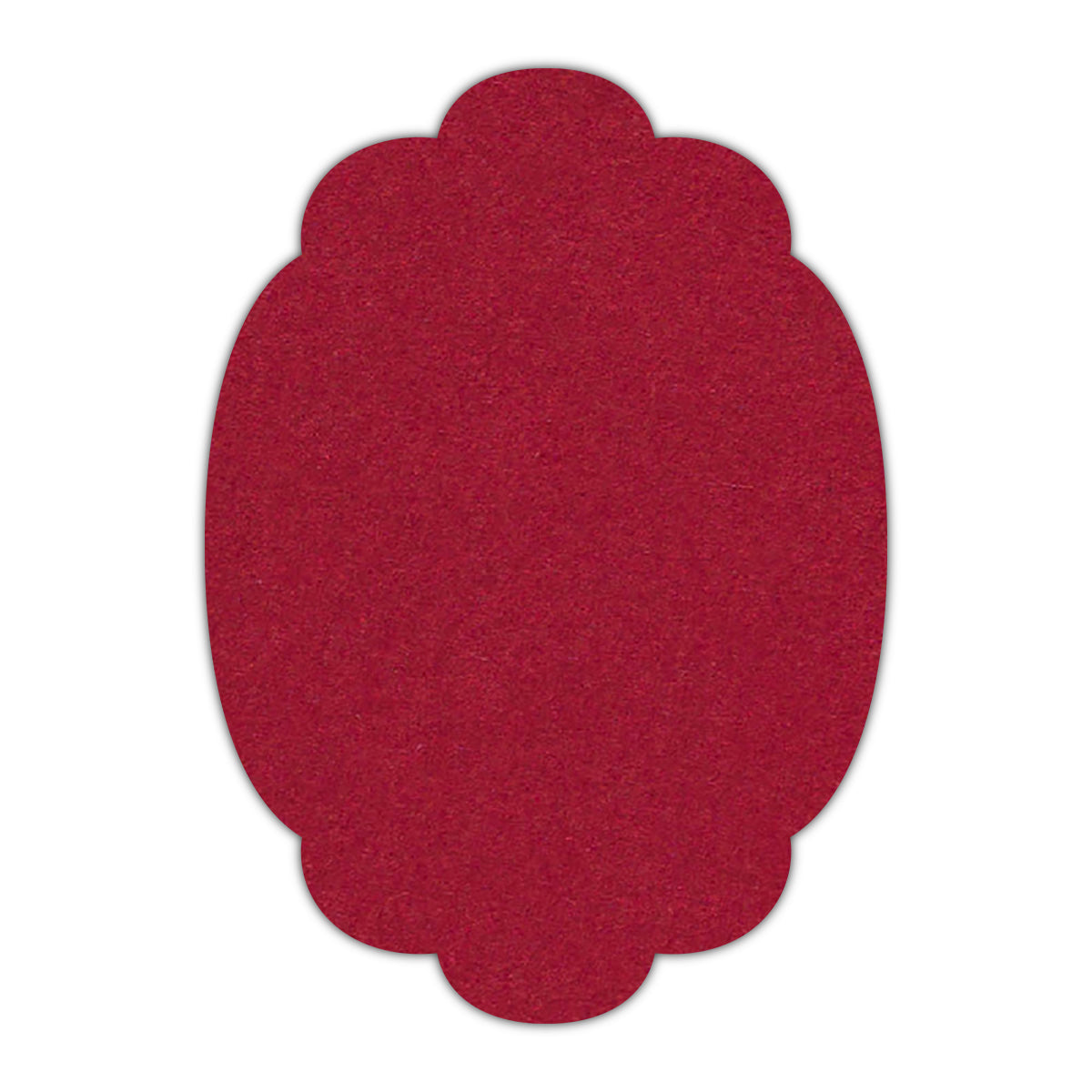 CMYK Print on Guardsman Red Cardstock | Shape P14 | 8.5" x 11"