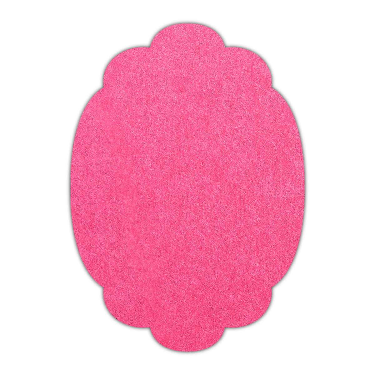 CMYK Print on Hot Pink Cardstock | Shape P14 | 12" x 18"