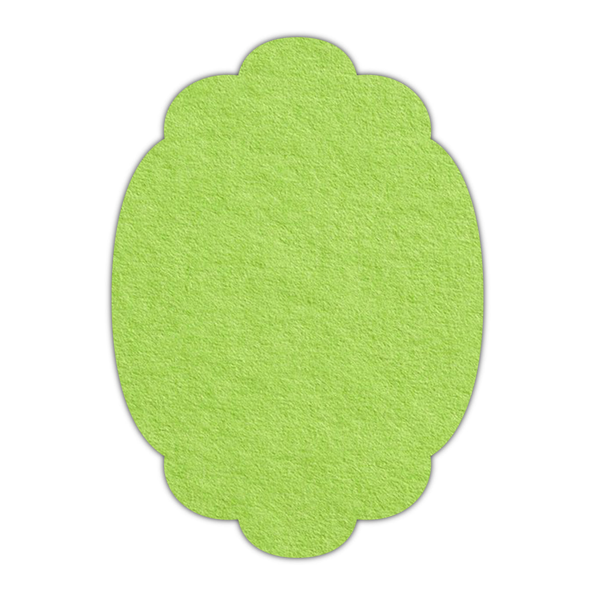 CMYK Print on Leaf Green Cardstock | Shape P14 | 8" x 10"