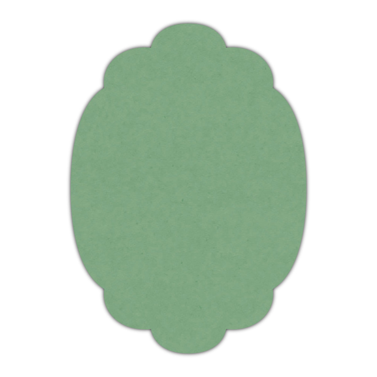 CMYK Print on Matcha Tea Cardstock | Shape P14 | 5" x 8"