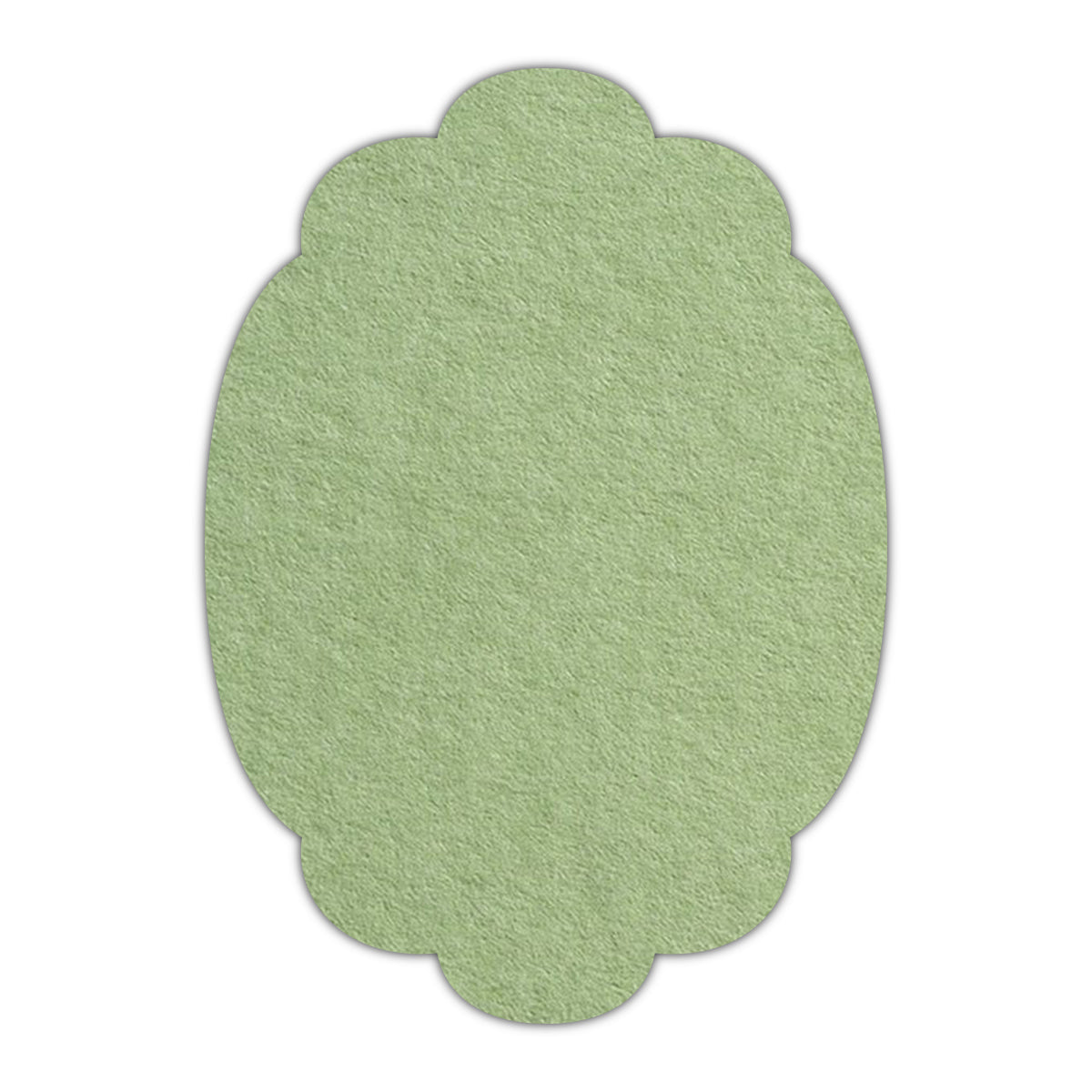CMYK Print on Olive Green Cardstock | Shape P14 | 8" x 10"