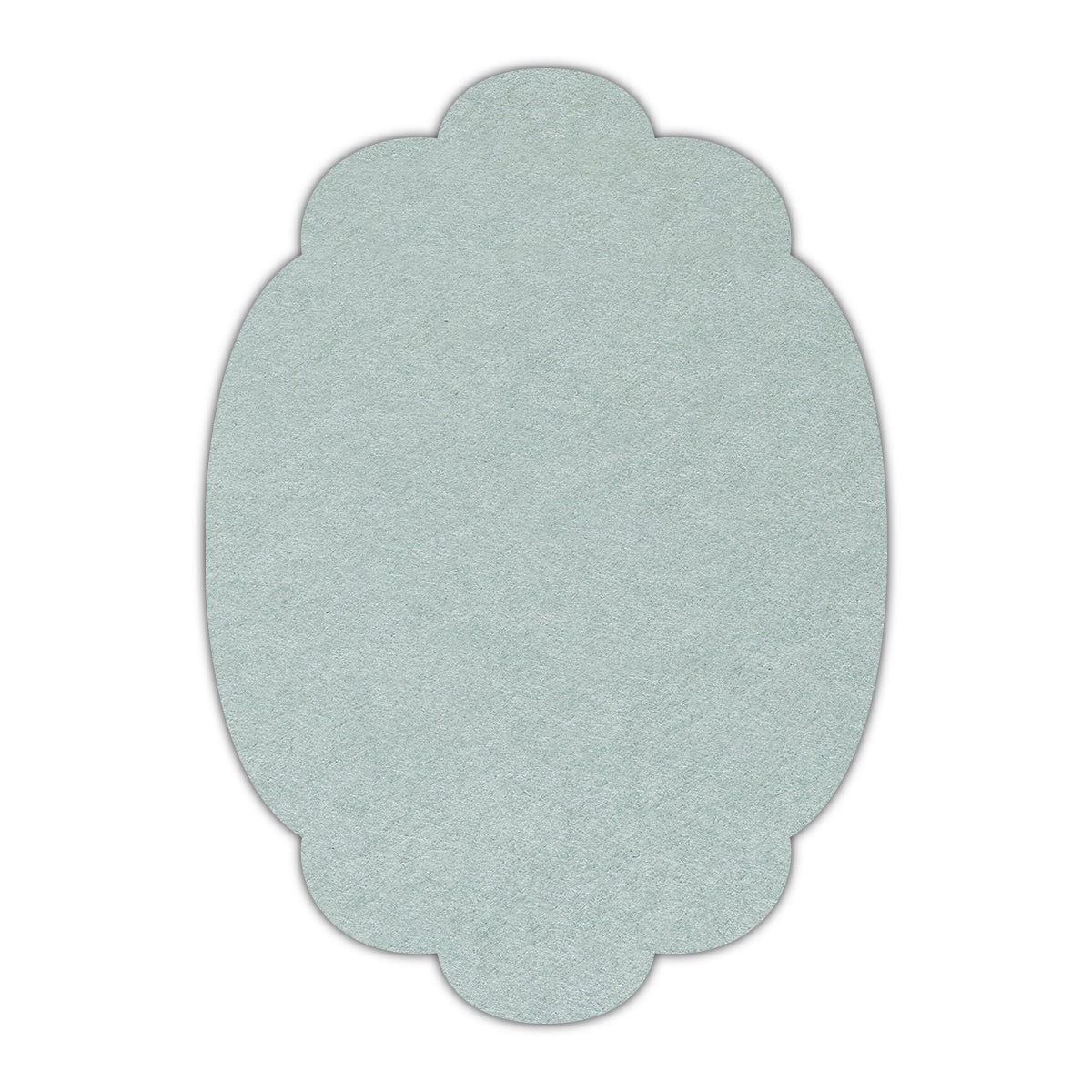 CMYK Print on Powder Green Cardstock | Shape P14 | 4.25" x 5.5"