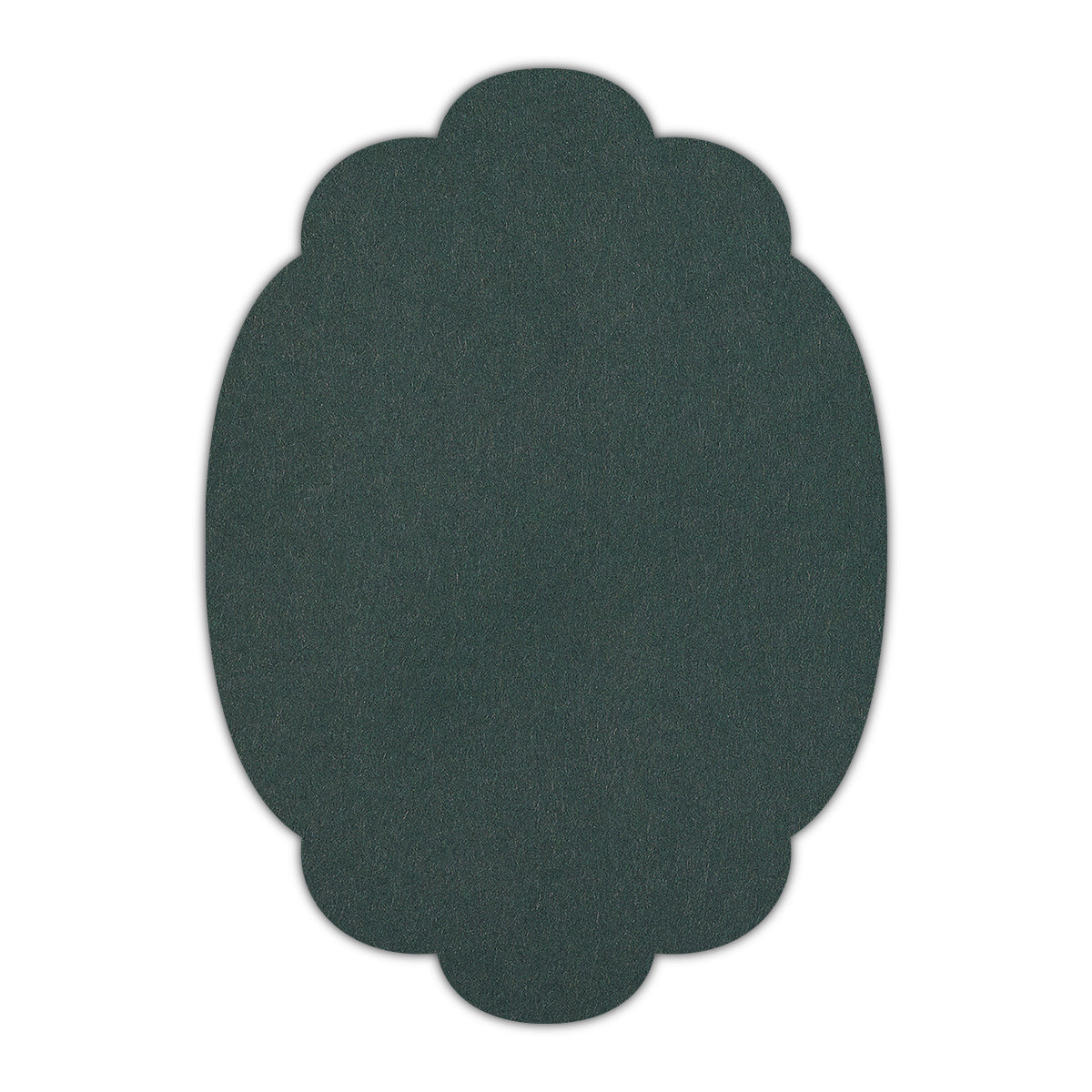 CMYK Print on Racing Green Cardstock | Shape P14 | 2" x 3.5"