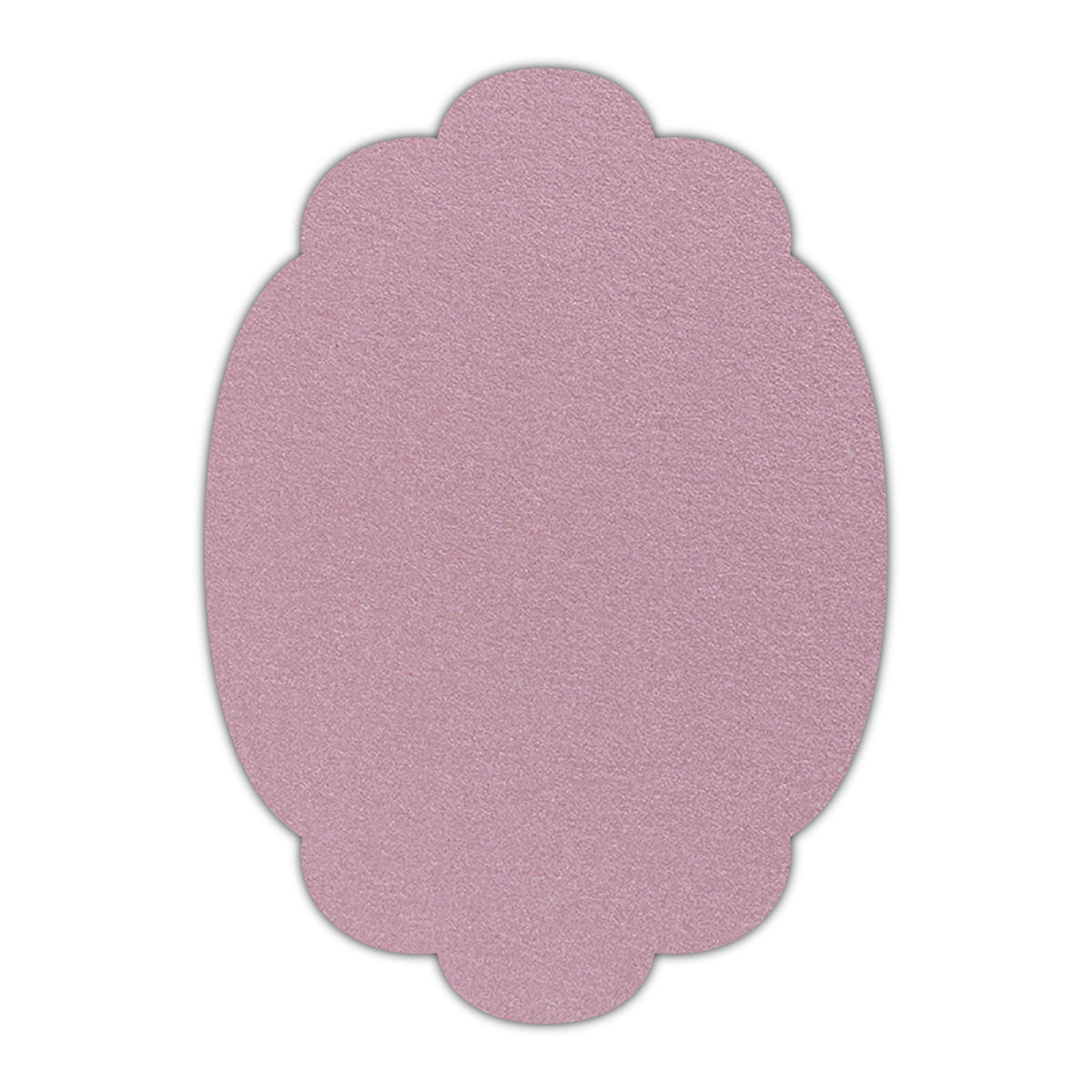 CMYK Print on Shimmer Rose Gold Cardstock | Shape P14 | 5" x 7"