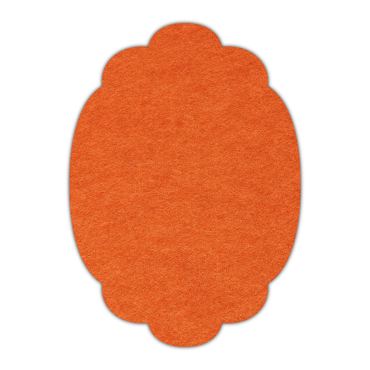 CMYK Print on Rust Cardstock | Shape P14 | 2" x 3.5"