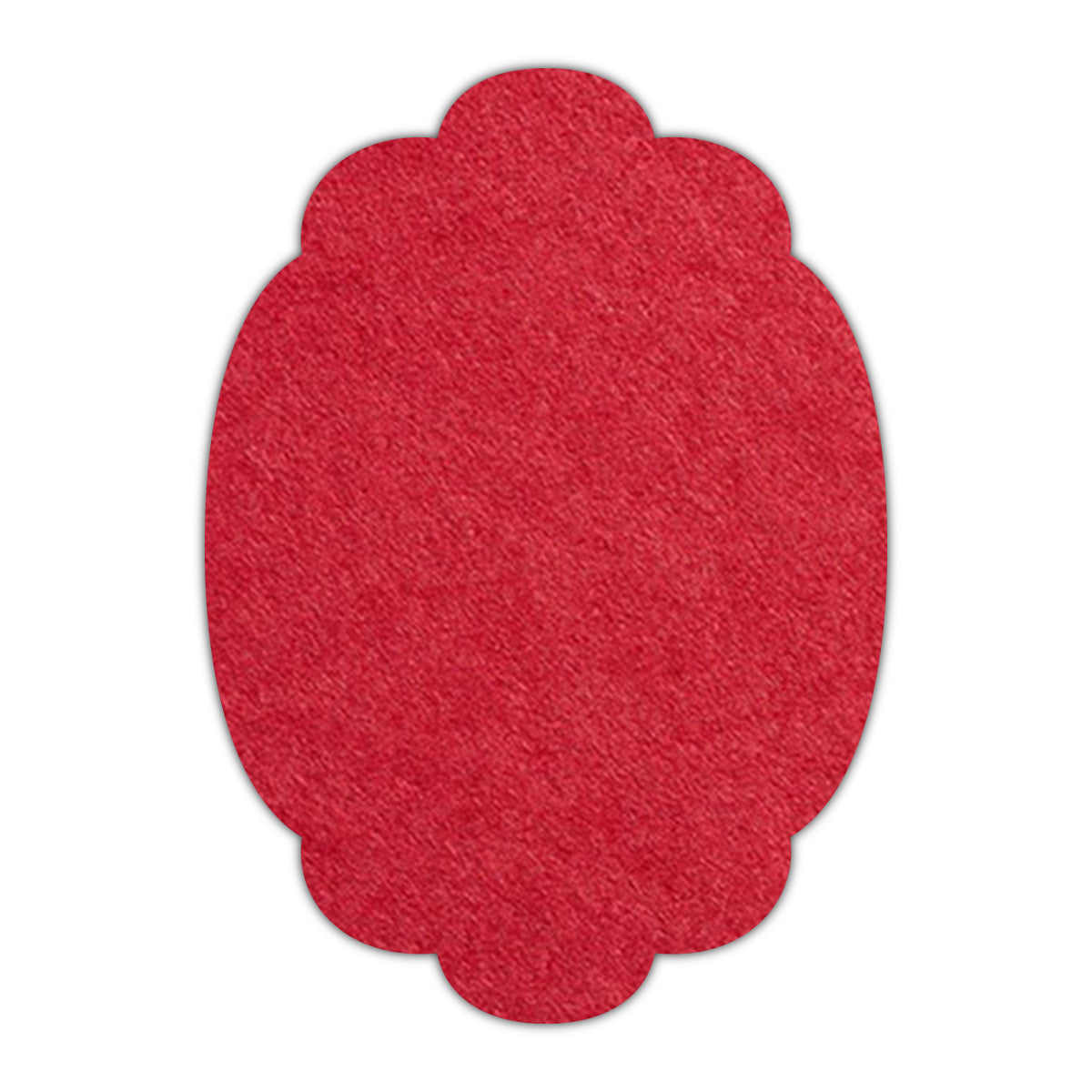 CMYK Print on Scarlet Red Cardstock | Shape P14 | 5" x 8"