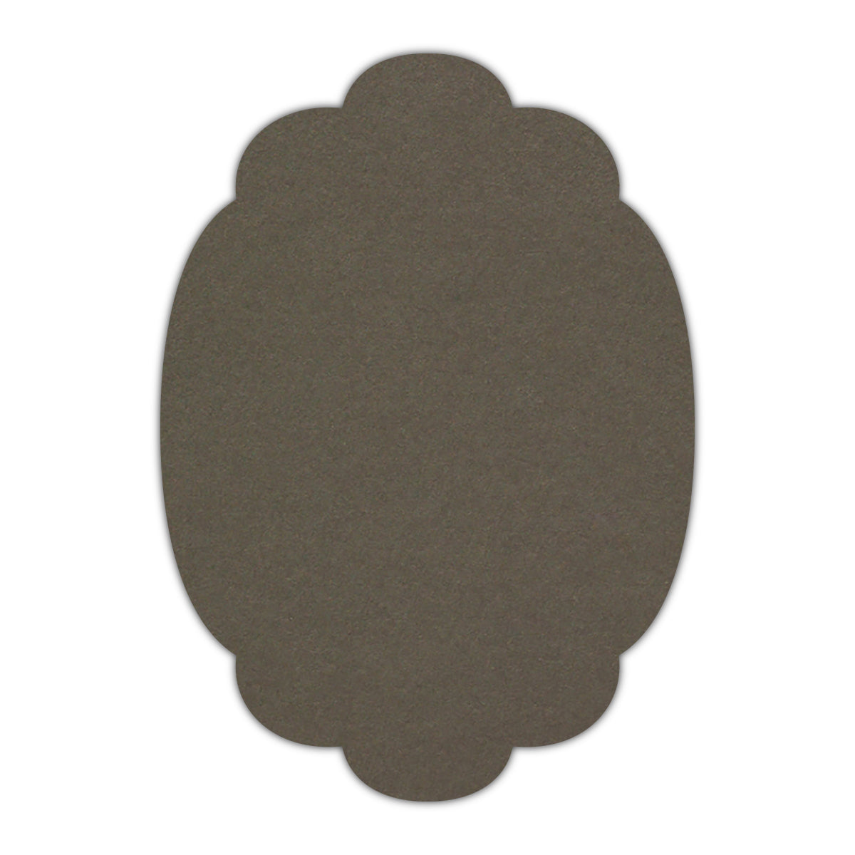 CMYK Print on Sombre Grey Cardstock | Shape P14 | 8.5" x 11"
