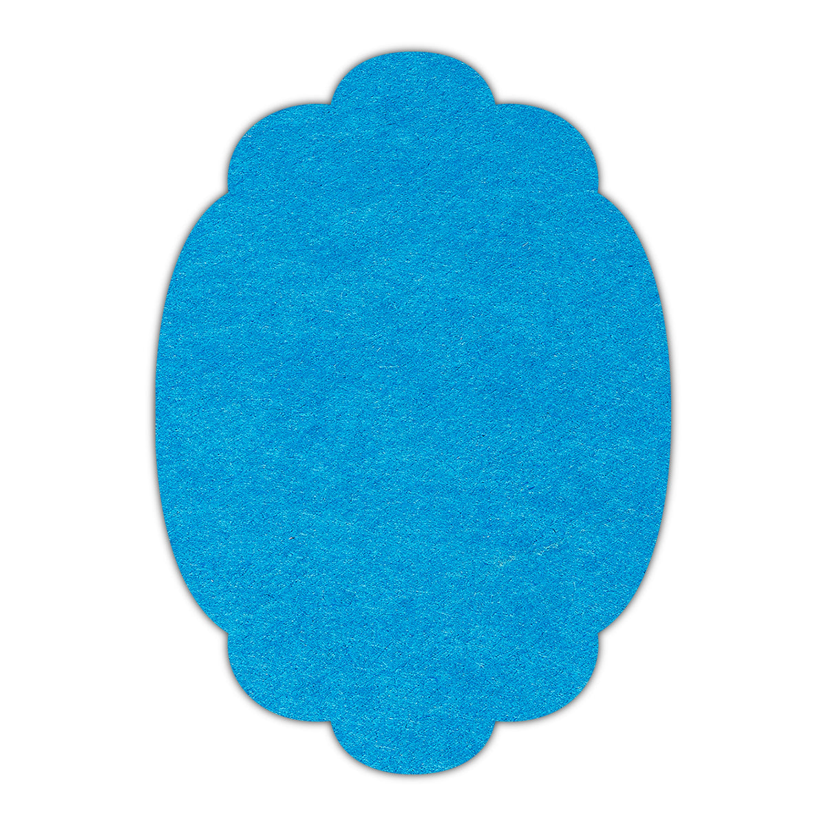 CMYK Print on Tabriz Blue Cardstock | Shape P14 | 11" x 14"