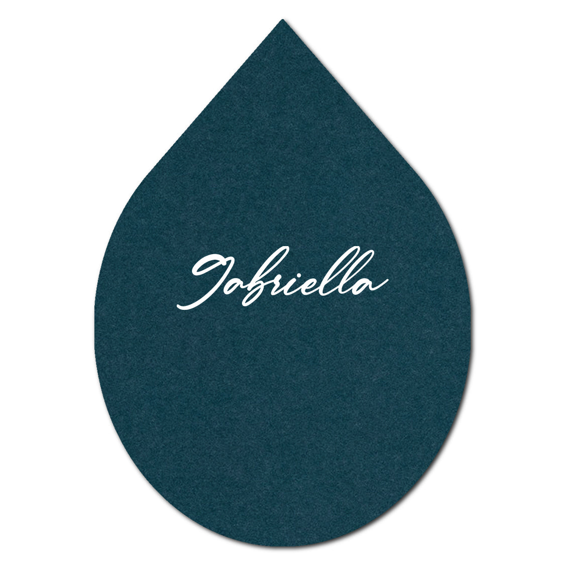 Individually Personalized Wedding Prints on Diecut Cardstock - Shape P155
