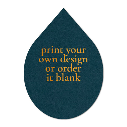 Custom Wedding Prints on Diecut Shaped Cardstock | Shape P155