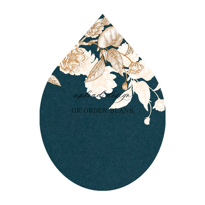 Custom Wedding Prints on Diecut Shaped Cardstock | Shape P155
