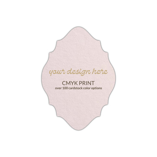 Shape P15 Diecut Card | CMYK Print | 2.5" x 3.5"