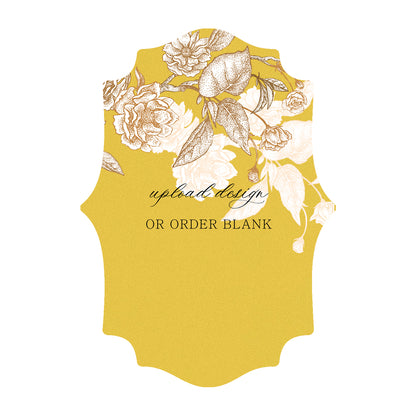 Custom Wedding Prints on Diecut Shaped Cardstock | Shape P15