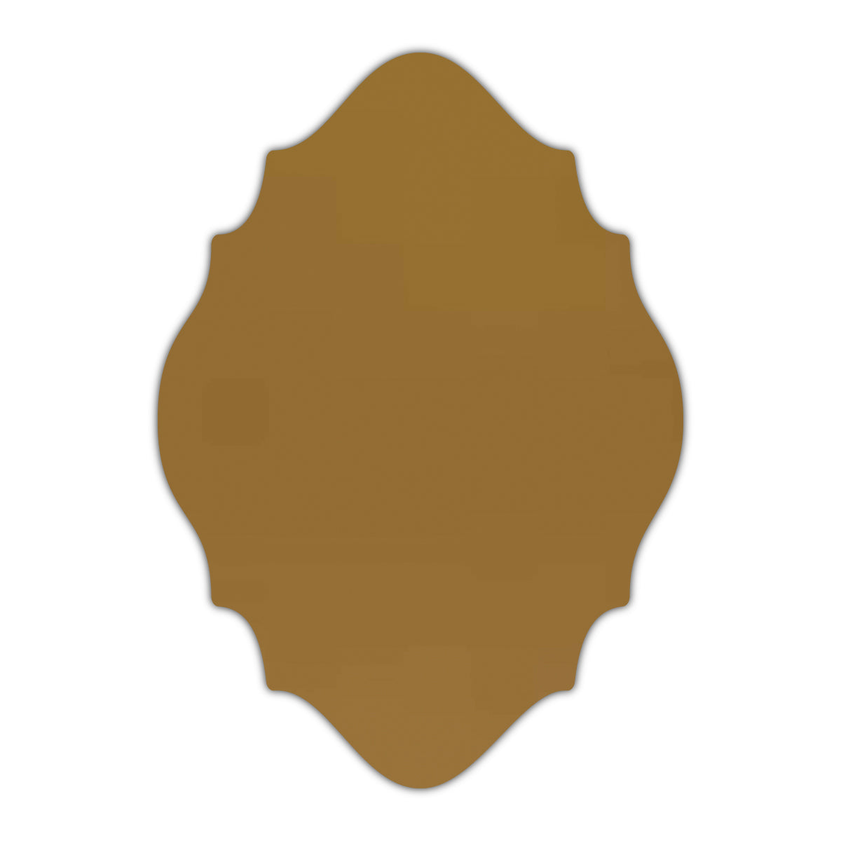 CMYK Print on Shimmer Antique Gold Cardstock | Shape P15 | 8.5" x 11"