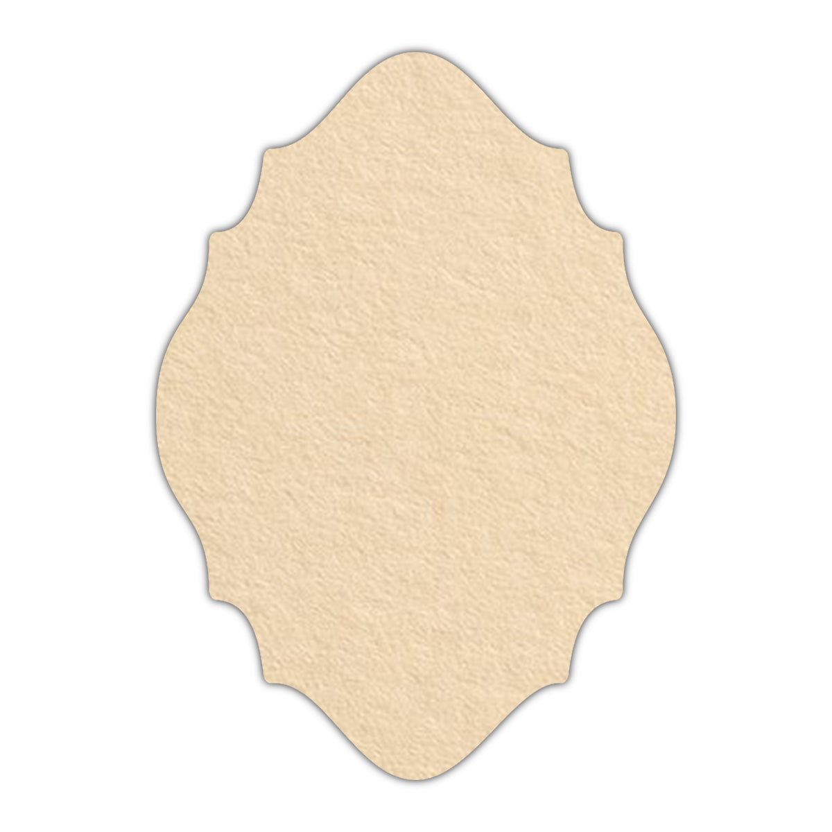 CMYK Print on Antique Ivory Cardstock | Shape P15 | 3.5" x 5"