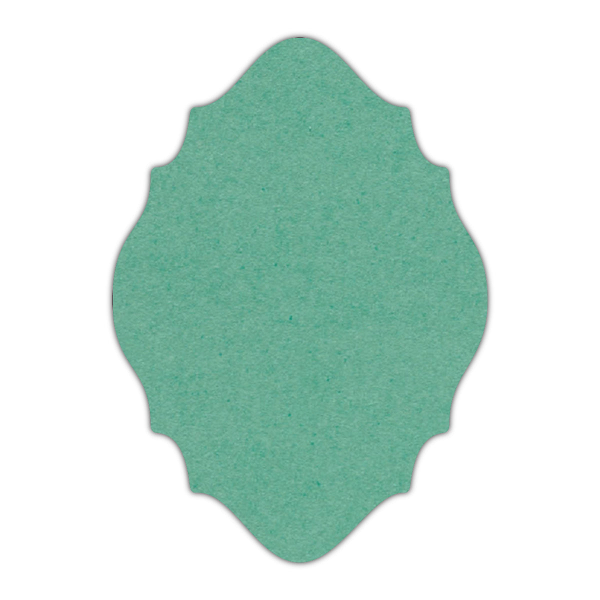 CMYK Print on Caribbean Blue Cardstock | Shape P15 | 11" x 17"