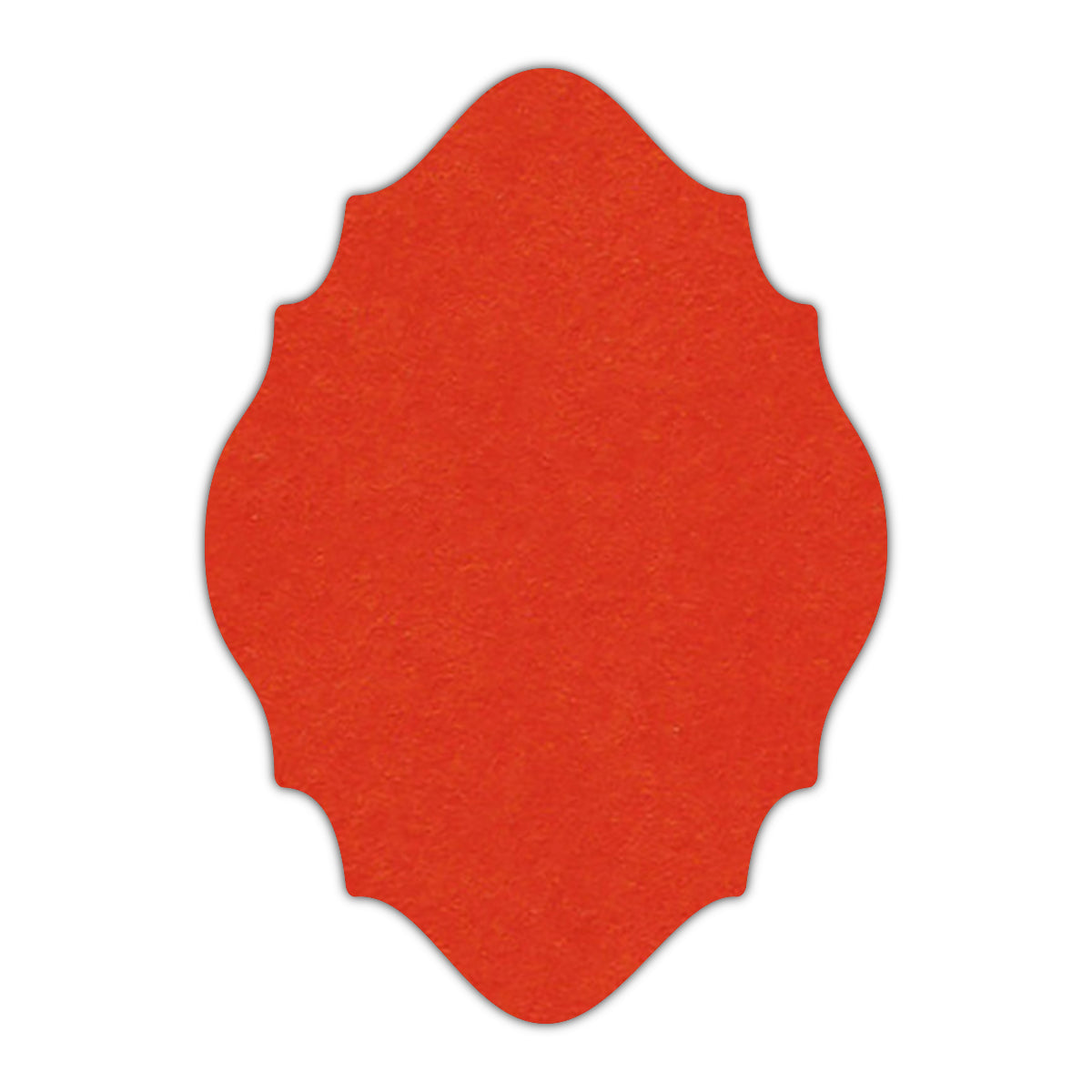 CMYK Print on Chili Pepper Cardstock | Shape P15 | 2.5" x 3.5"