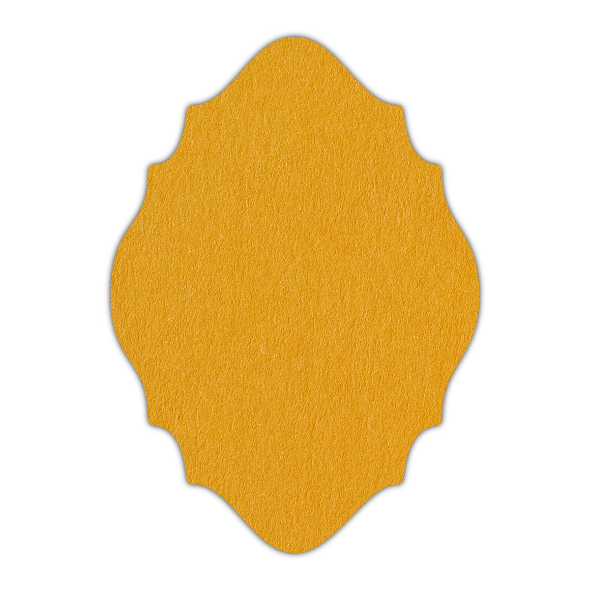 CMYK Print on Shimmer Citrine Cardstock | Shape P15 | 8" x 10"