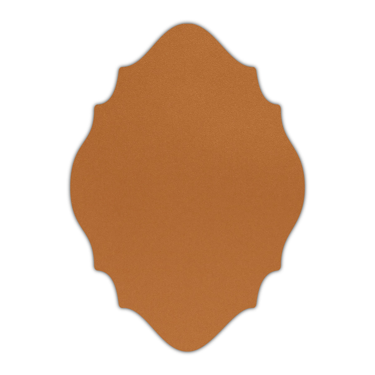 CMYK Print on Shimmer Copper Cardstock | Shape P15 | 2" x 3.5"