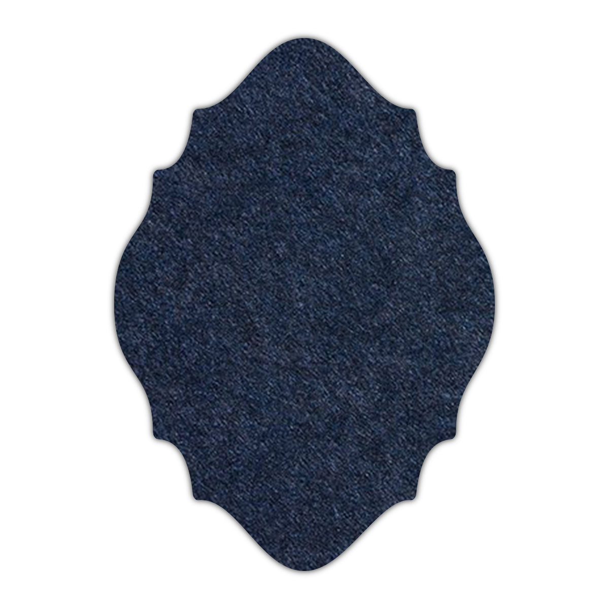 CMYK Print on Dark Navy Blue Cardstock | Shape P15 | 4.25" x 5.5"