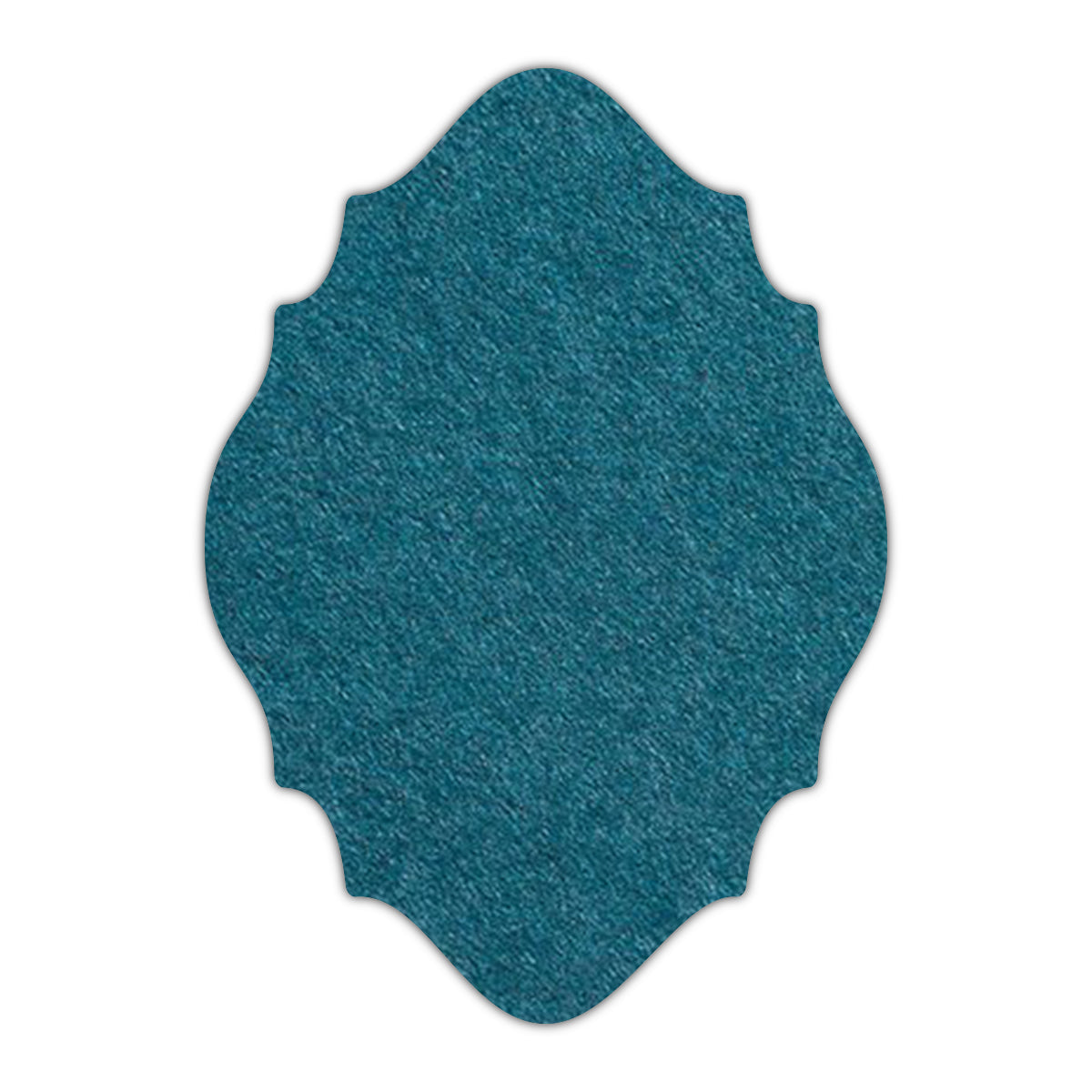 CMYK Print on Dark Teal Blue Cardstock | Shape P15 | 5.5" x 8.5"