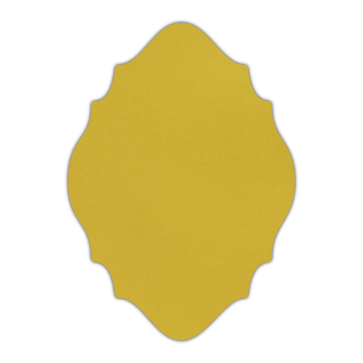 CMYK Print on Shimmer Fine Gold Cardstock | Shape P15 | 8.5" x 11"