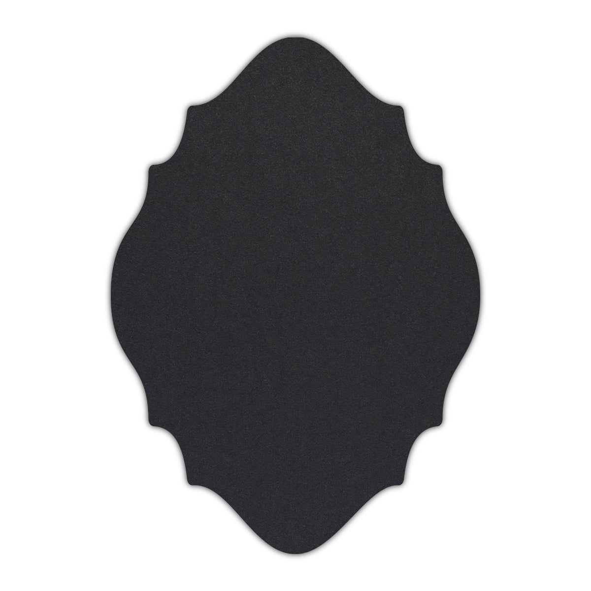 CMYK Print on Shimmer Onyx Cardstock | Shape P15 | 6" x 9"