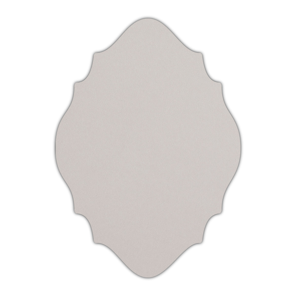 CMYK Print on Pale Grey Cardstock | Shape P15 | 3" x 5"