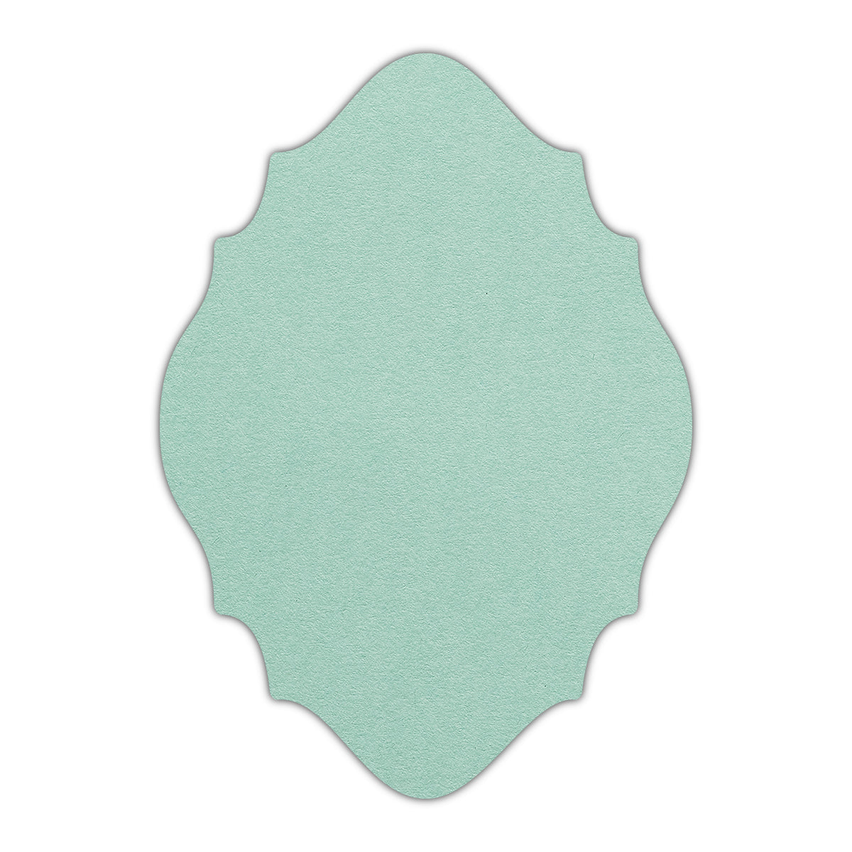 CMYK Print on Park Green Cardstock | Shape P15 | 3" x 5"